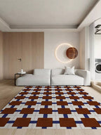 Kroon hand tufted geometric rug - Houseoon