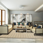 Large Natural Sisal area rug - Houseoon