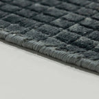 Bamboo fiber modern area rug