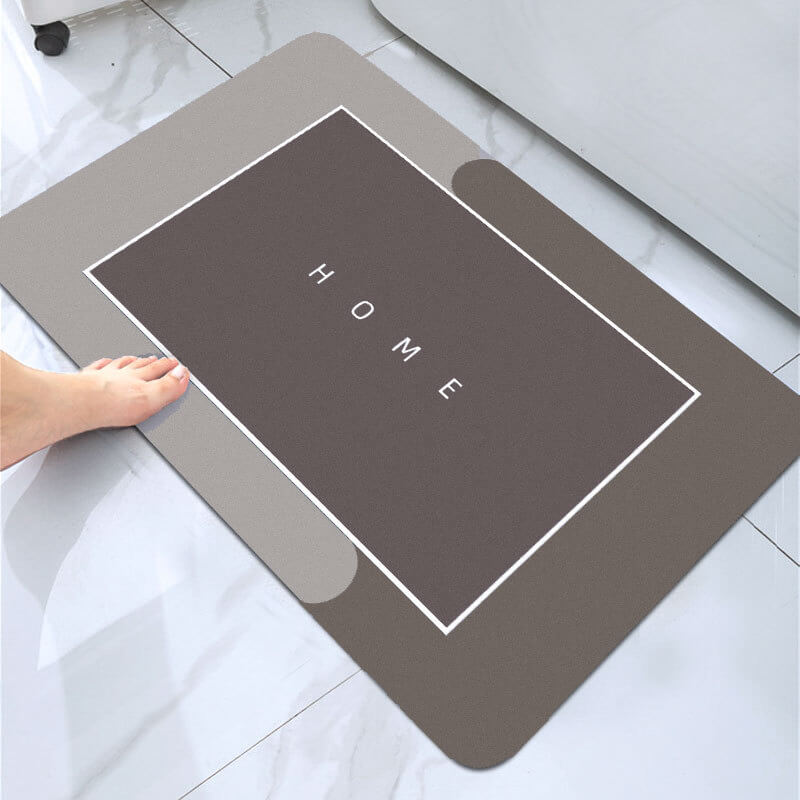 Tapis de salle de bain ultra doux antidérapant