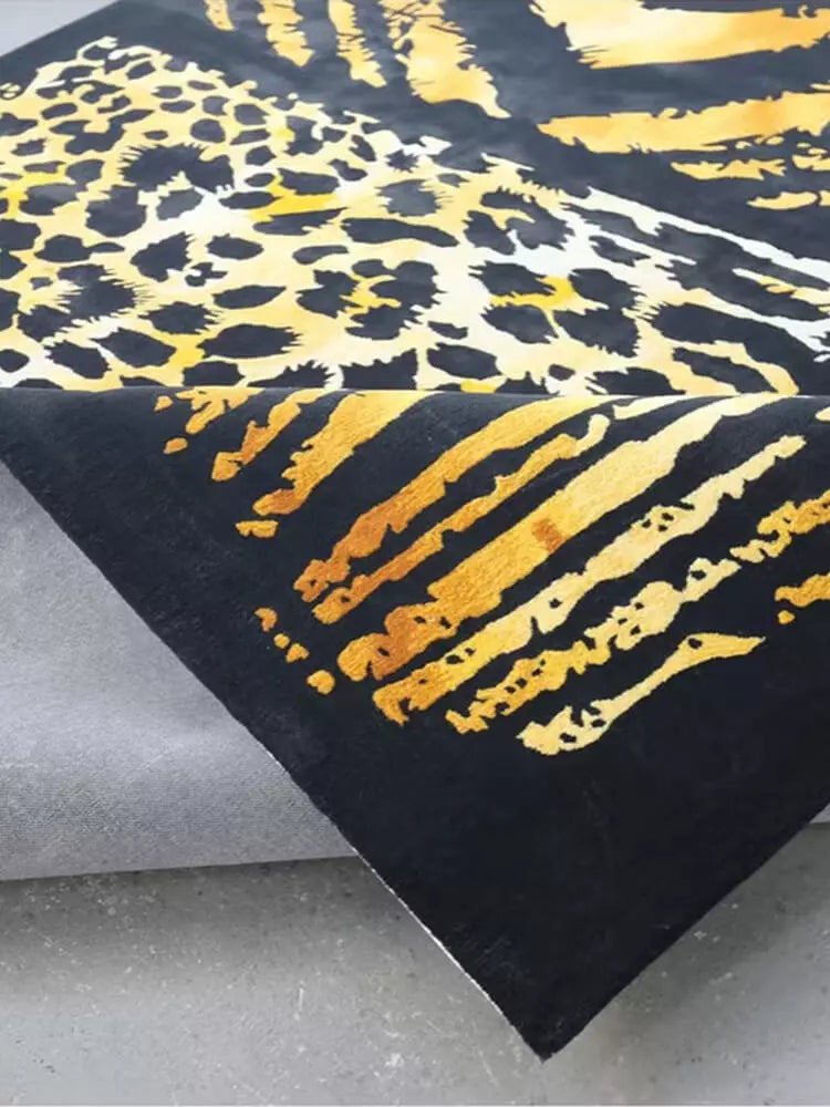 Leopard Handmade Area Rug
