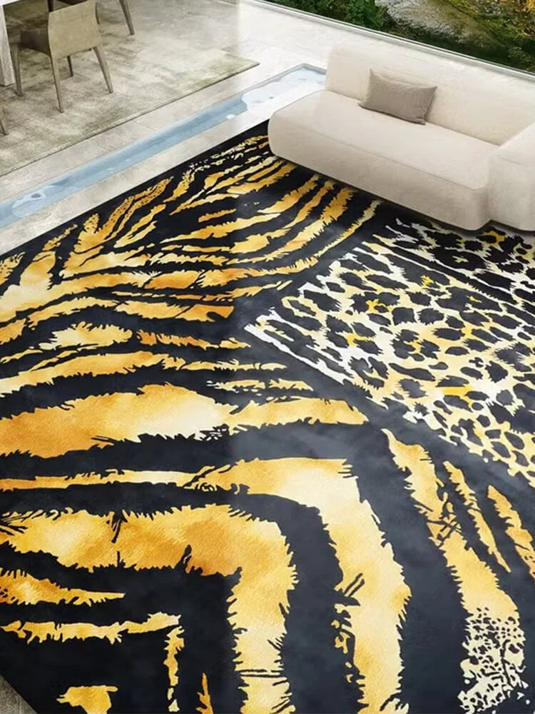 Leopard Handmade Area Rug
