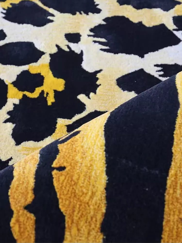 Leopard Handmade Area Rug - Houseoon