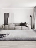 Light Grey Cat Tufted Rug - Houseoon