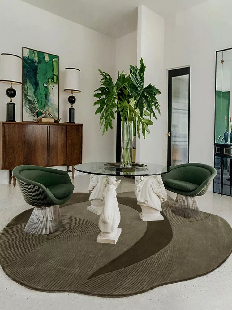 Lines Modern Shaped Rug - Houseoon