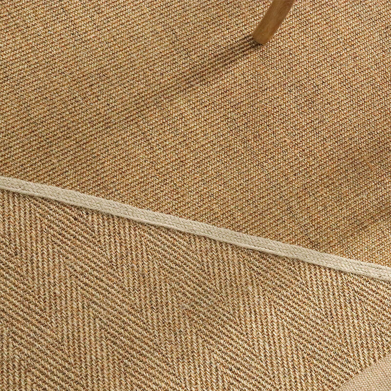 Colourful handmade sisal area rug