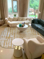 Marilyn abstract shape rug - Houseoon