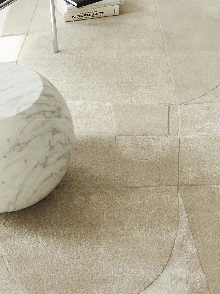 Masceo hand tufted wool rug - Houseoon