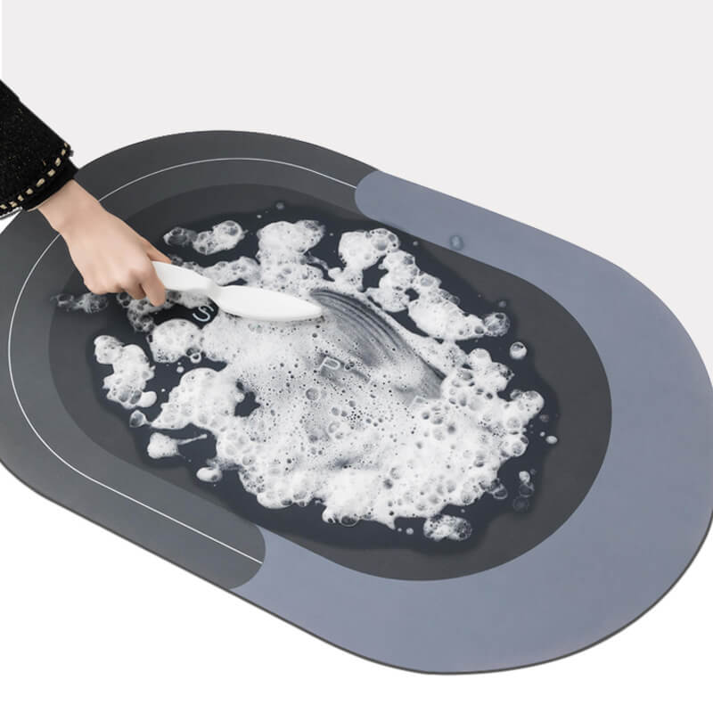 Tapis de salle de bain ultra doux antidérapant