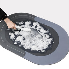 Tapis de salle de bain ultra doux antidérapant