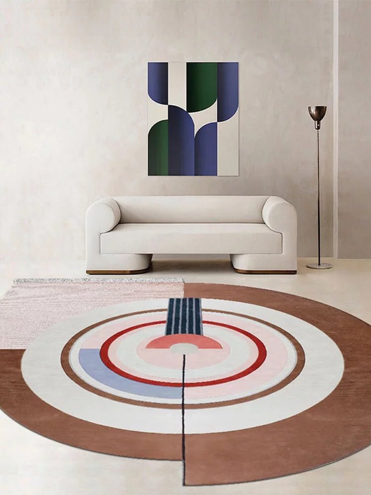 Minmal luxury Irregular Shaped Rug - Houseoon