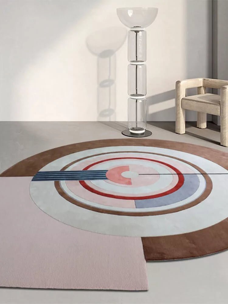 Minmal luxury Irregular Shaped Rug - Houseoon