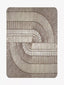 Mirres Brown Stripes Area Rug - Houseoon