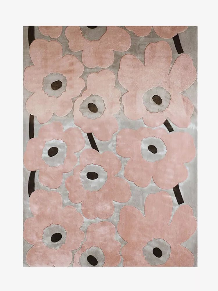 Mmlio hand tufted floral rug - Houseoon