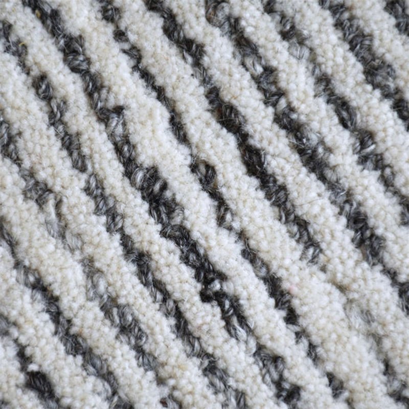 modern grey wool rug - Houseoon