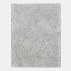 modern grey wool rug - Houseoon