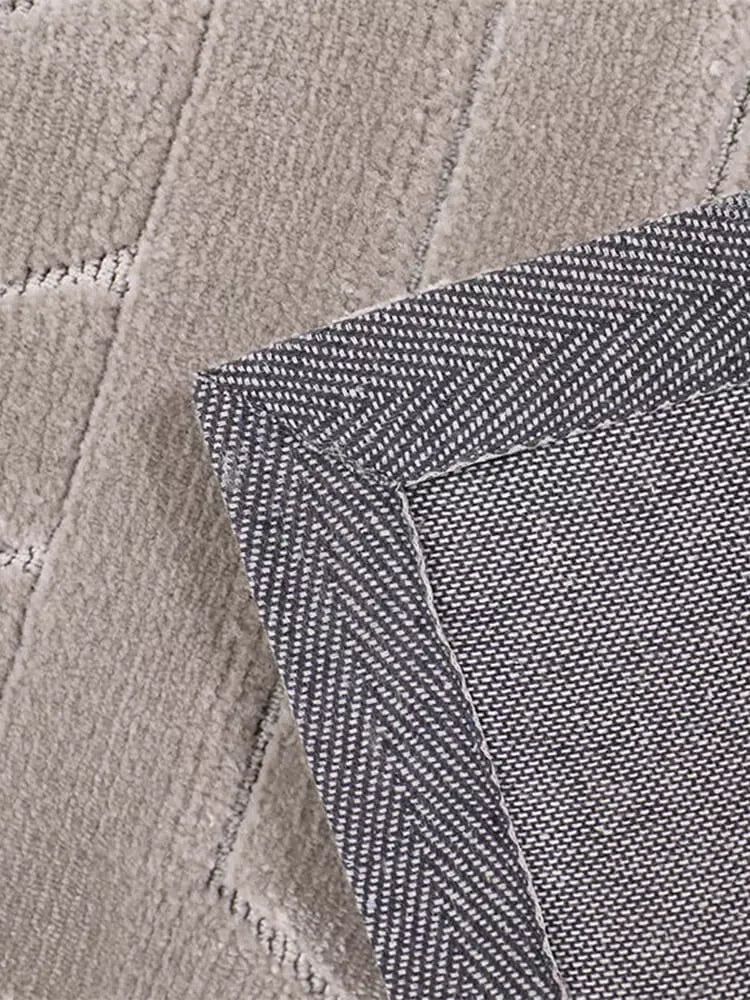 Nomae Grey Luxurious Texture Rug