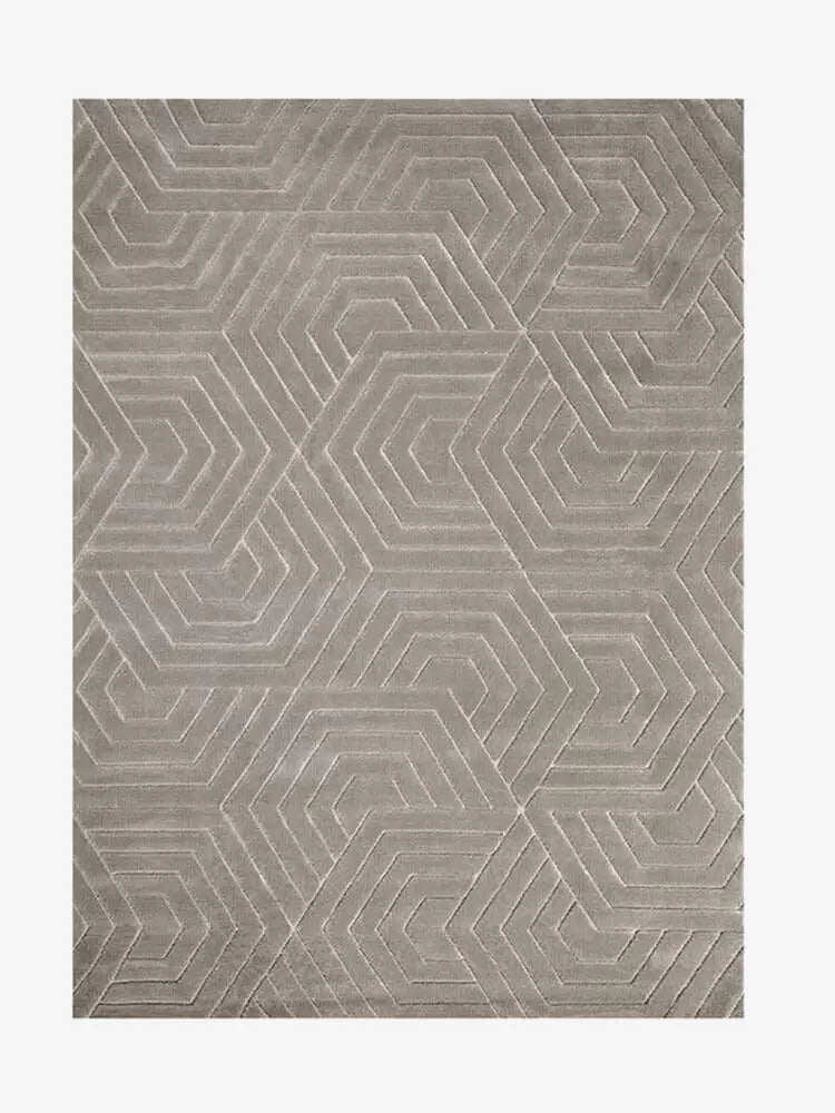 Nomae Grey Luxurious Texture Rug
