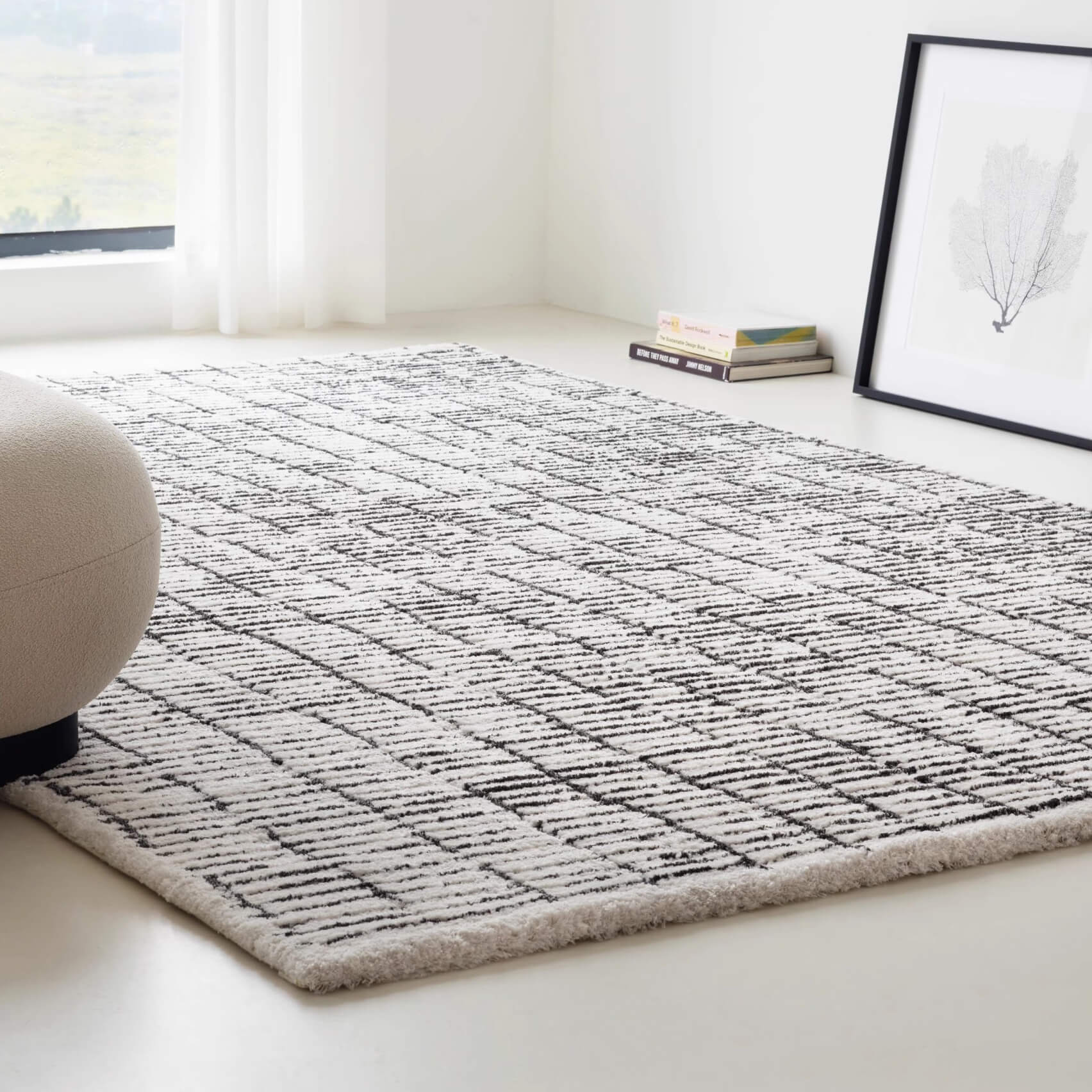 Modern Ombre Tonal Chic Design Rug - Houseoon