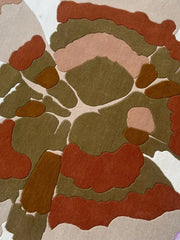 Flower High End Round Rug