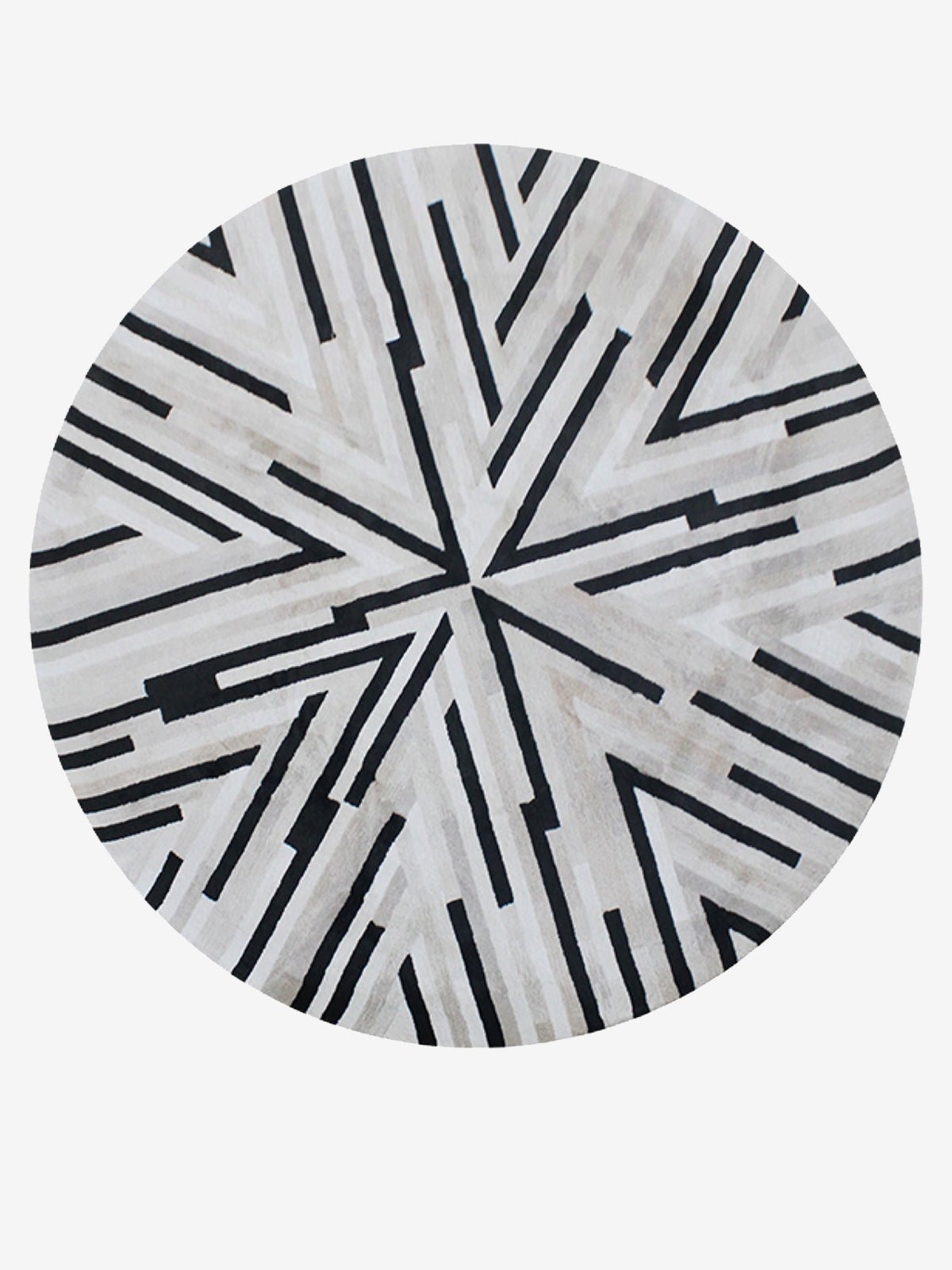 Naira Striped Border Rug - Houseoon