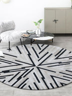 Naira Striped Border Rug - Houseoon