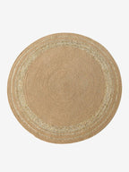 Natural Hand-Braided Round Jute Rug - Houseoon