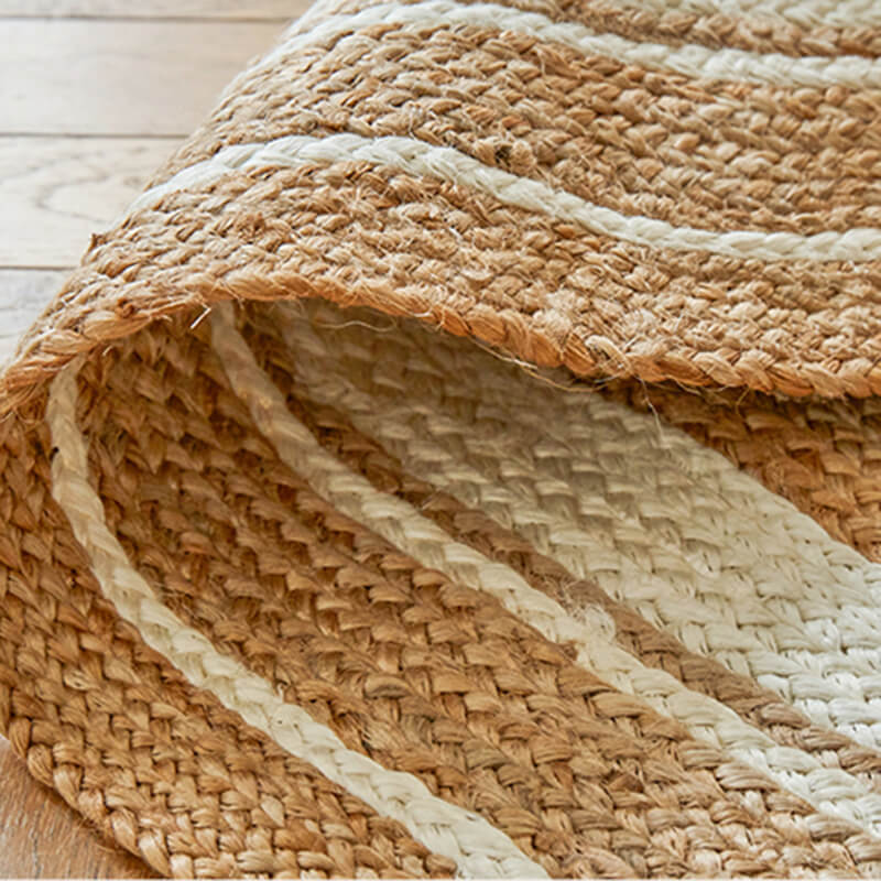 Natural jute area rug - Houseoon