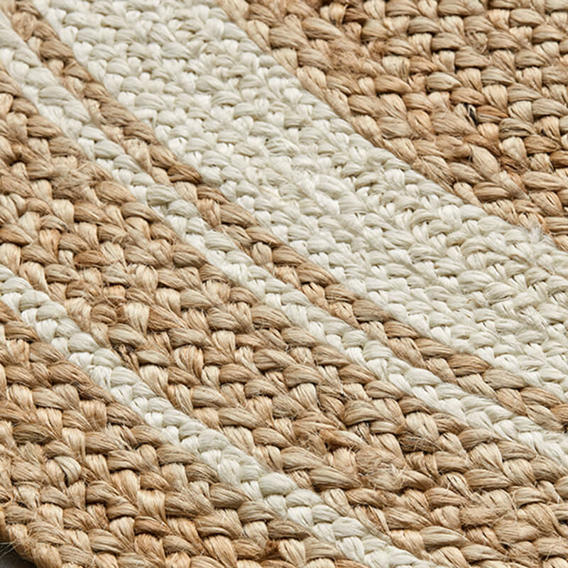 Natural jute area rug - Houseoon