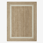 Natural jute area rug - Houseoon