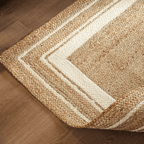 Natural jute area rug - Houseoon