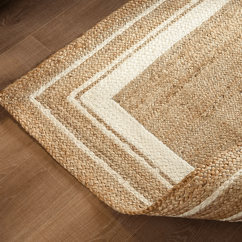 Natural jute area rug - Houseoon