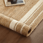 Natural jute area rug - Houseoon