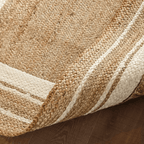 Natural jute area rug - Houseoon