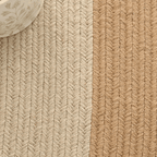 Natural Jute Braided Area Rug - Houseoon