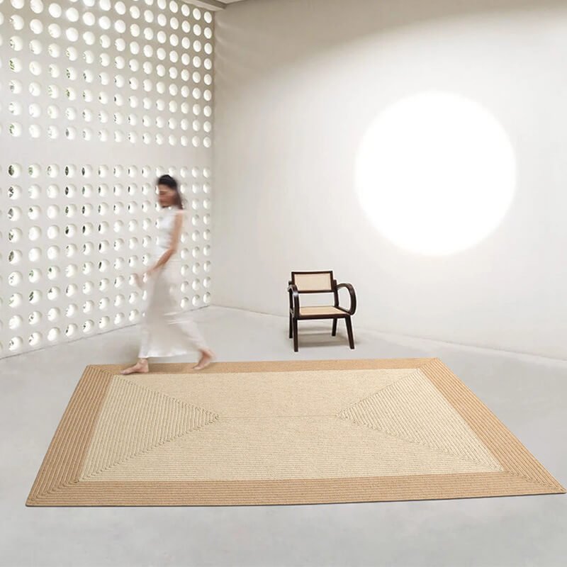 Tapis en jute tressé tissé à la main Image secondaire du produit