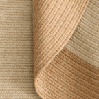 Natural Jute Braided Area Rug - Houseoon