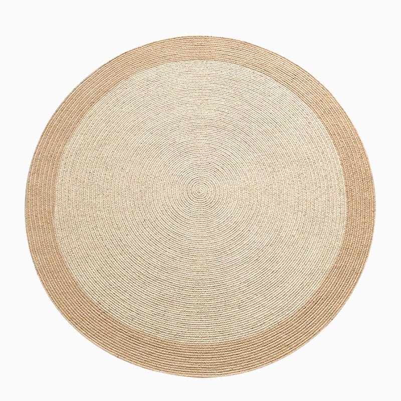 Natural Jute Braided Area Rug - Houseoon
