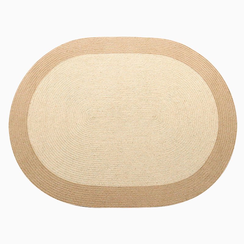 Natural Jute Braided Area Rug - Houseoon
