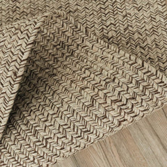 Grand tapis en jute naturel 