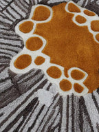 Naturally modern abstract rug - Houseoon
