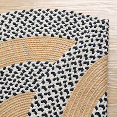 Tapis en jute tressé à la main