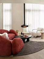 Nikole Round Geometric Rug - Houseoon