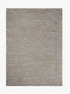 Nomae Grey Luxurious Texture Rug - Houseoon