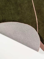 Olive odd shaped rugs - Houseoon