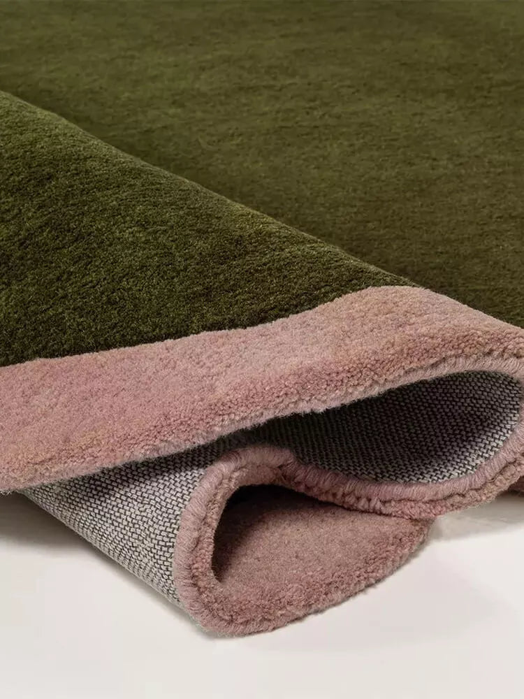 Olive odd shaped rugs - Houseoon