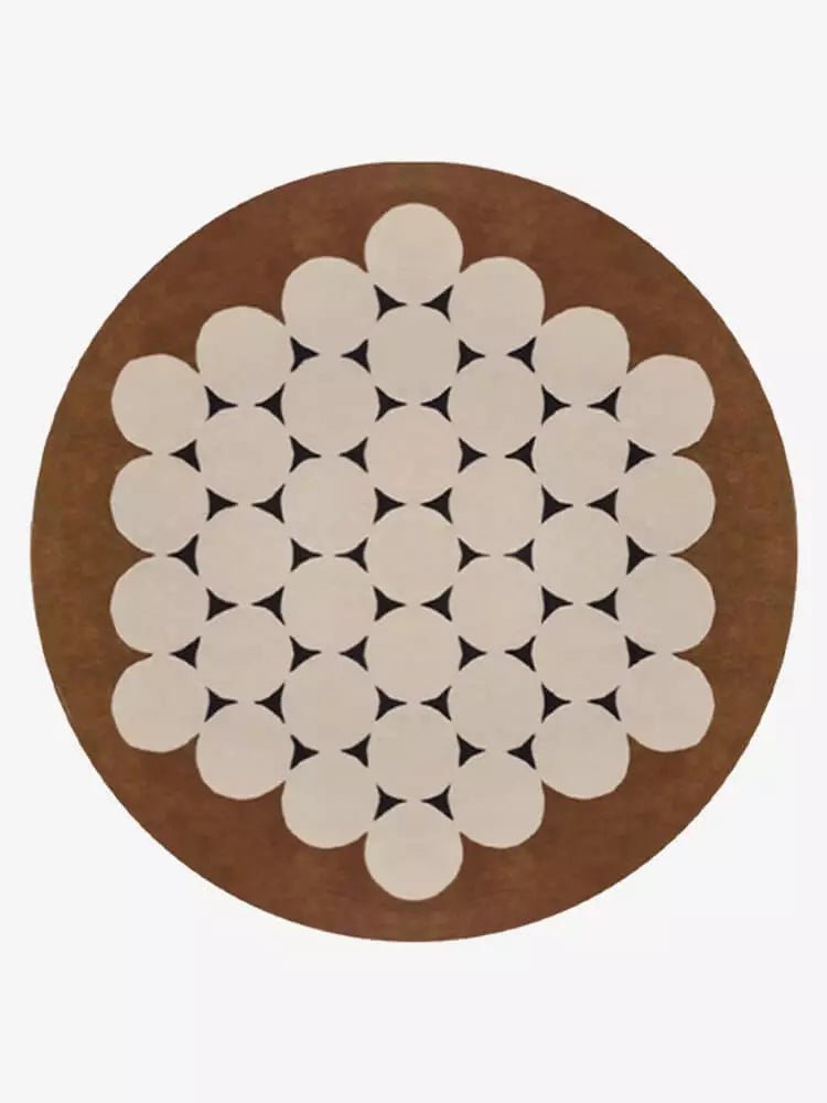 Olivia Handmade Tufted Round Rug - Houseoon