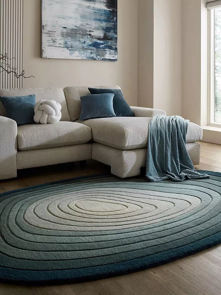 Omase Shaped Modern  Rug Image secondaire du produit