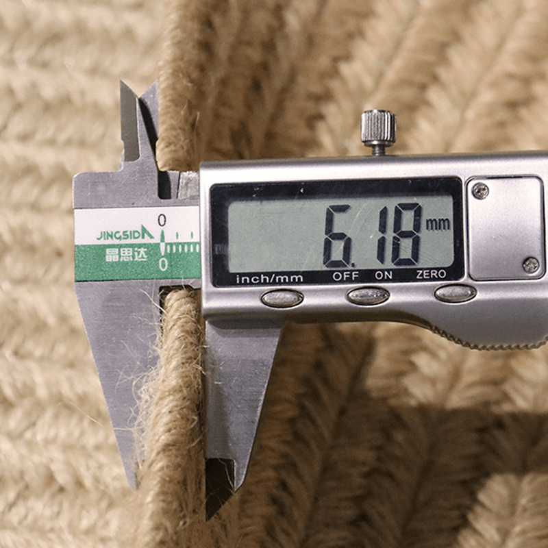 Natural Jute Braided Area Rug