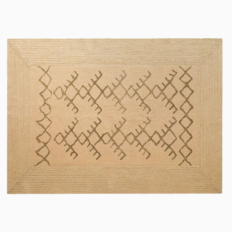 Hand Woven Jute Rug Rectangle